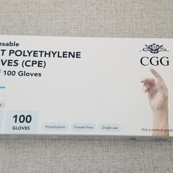 Intco Disposable Cast Polyethylene Gloves ,Cases of 2000  Gloves size Small - Picture 2 of 4